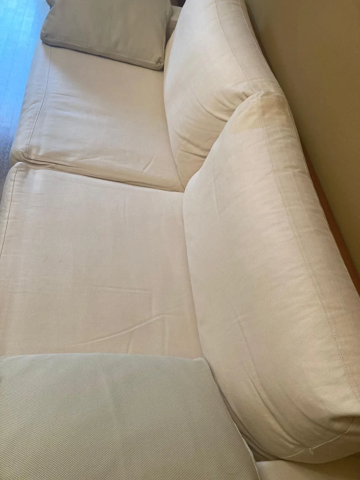Sofa in white fabric, Flexform 4