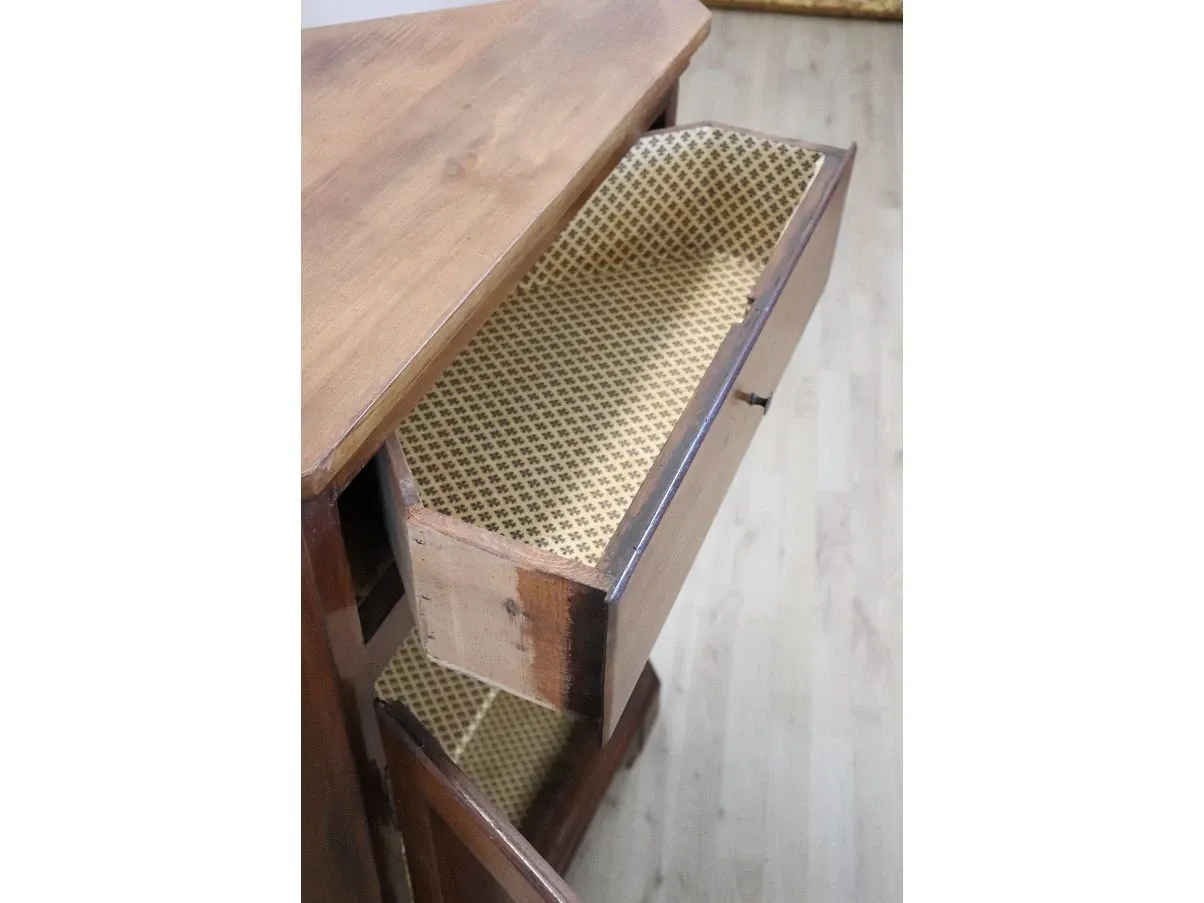 Vintage walnut cabinet (1950s) 2