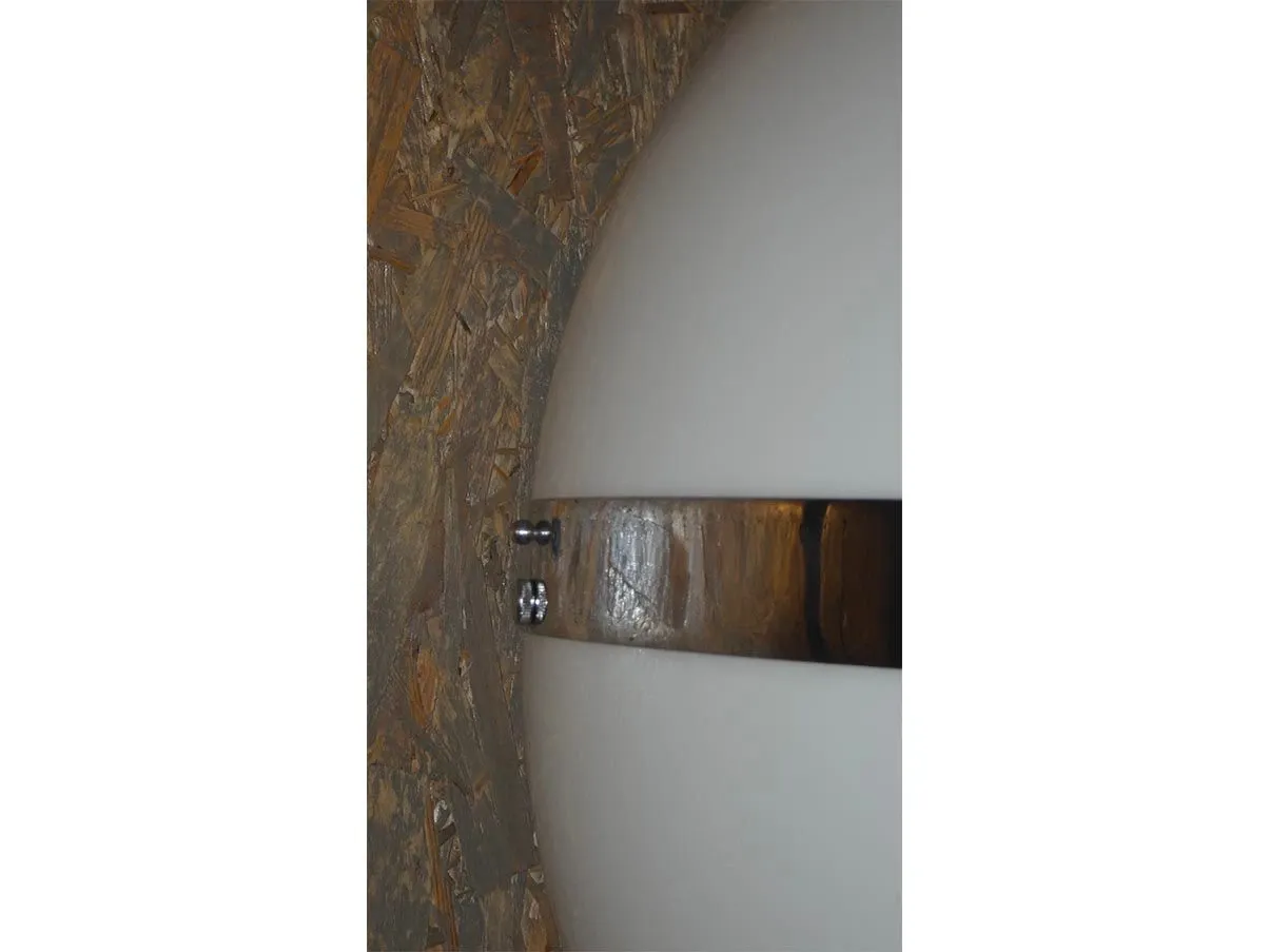 Lampada da terra vintage in perspex e acciaio (anni’70) 7