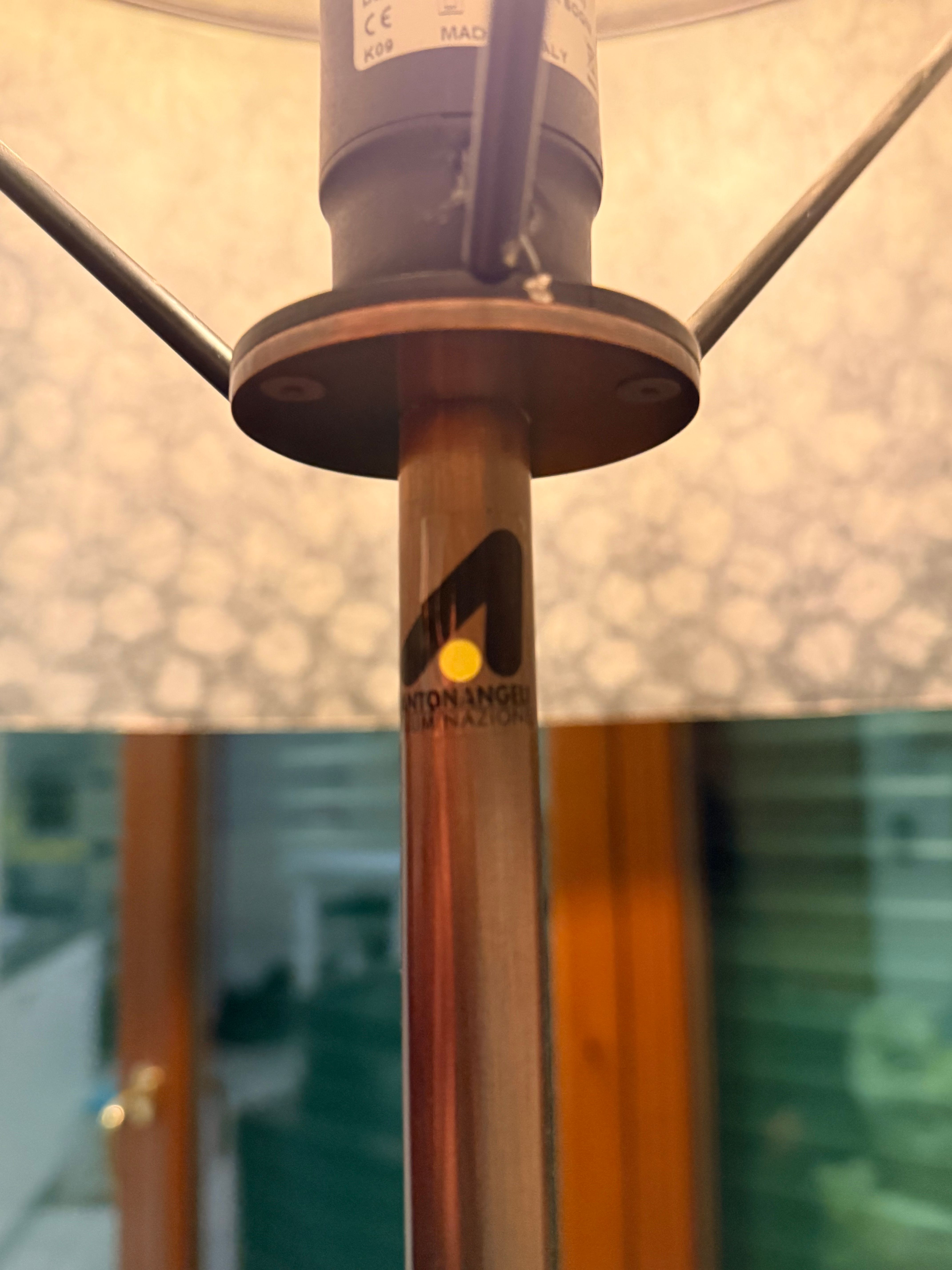 Fiberglass and Lace Floor Lamp Brand