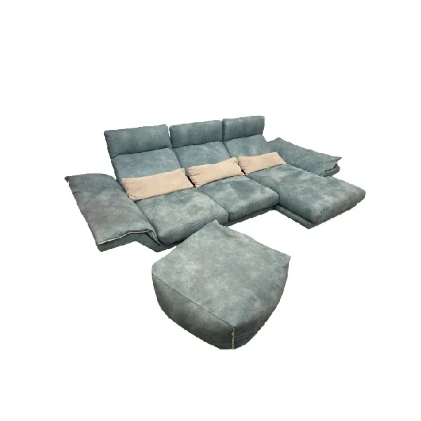 Nabucco sofa with pouf, Delta Salotti image