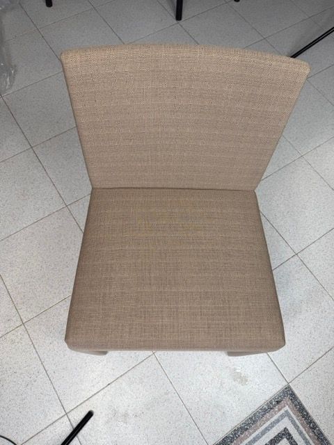 Coppia di sedie da pranzo Fly in tessuto (beige) Details