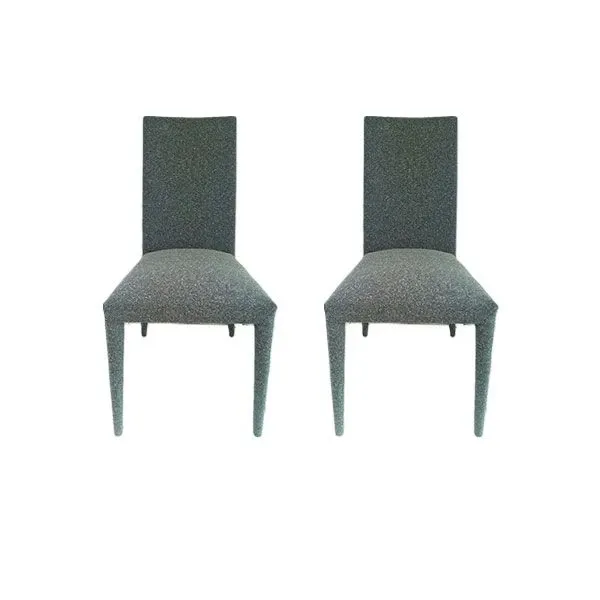 Set 2 sedie Anaïs in legno e tessuto (verde), Calligaris 1