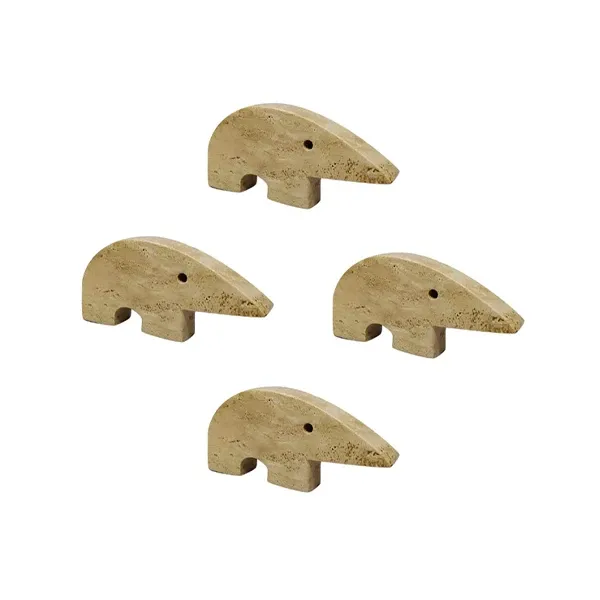 Set of 4 Anteater sculptures by Enzo Mari, Fratelli Mannelli image