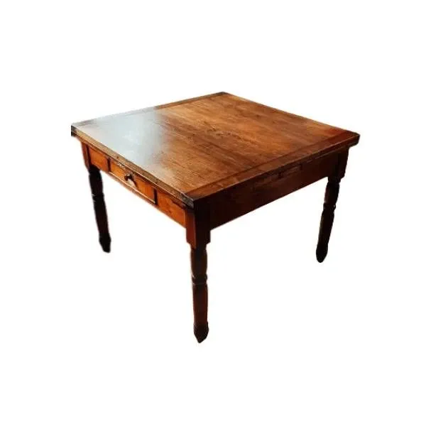 Vintage extendable square table ('900), image