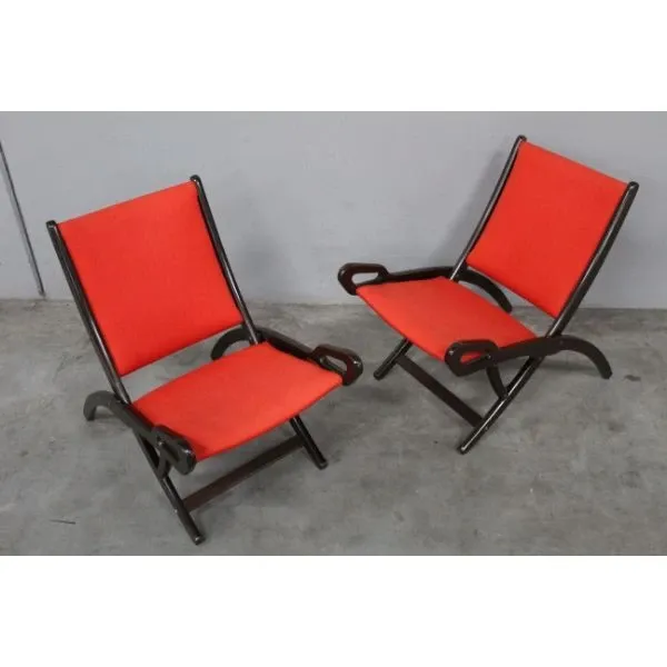 Pair of Ninfea model armchairs by Gio Ponti, FRATELLI REGUITTI image