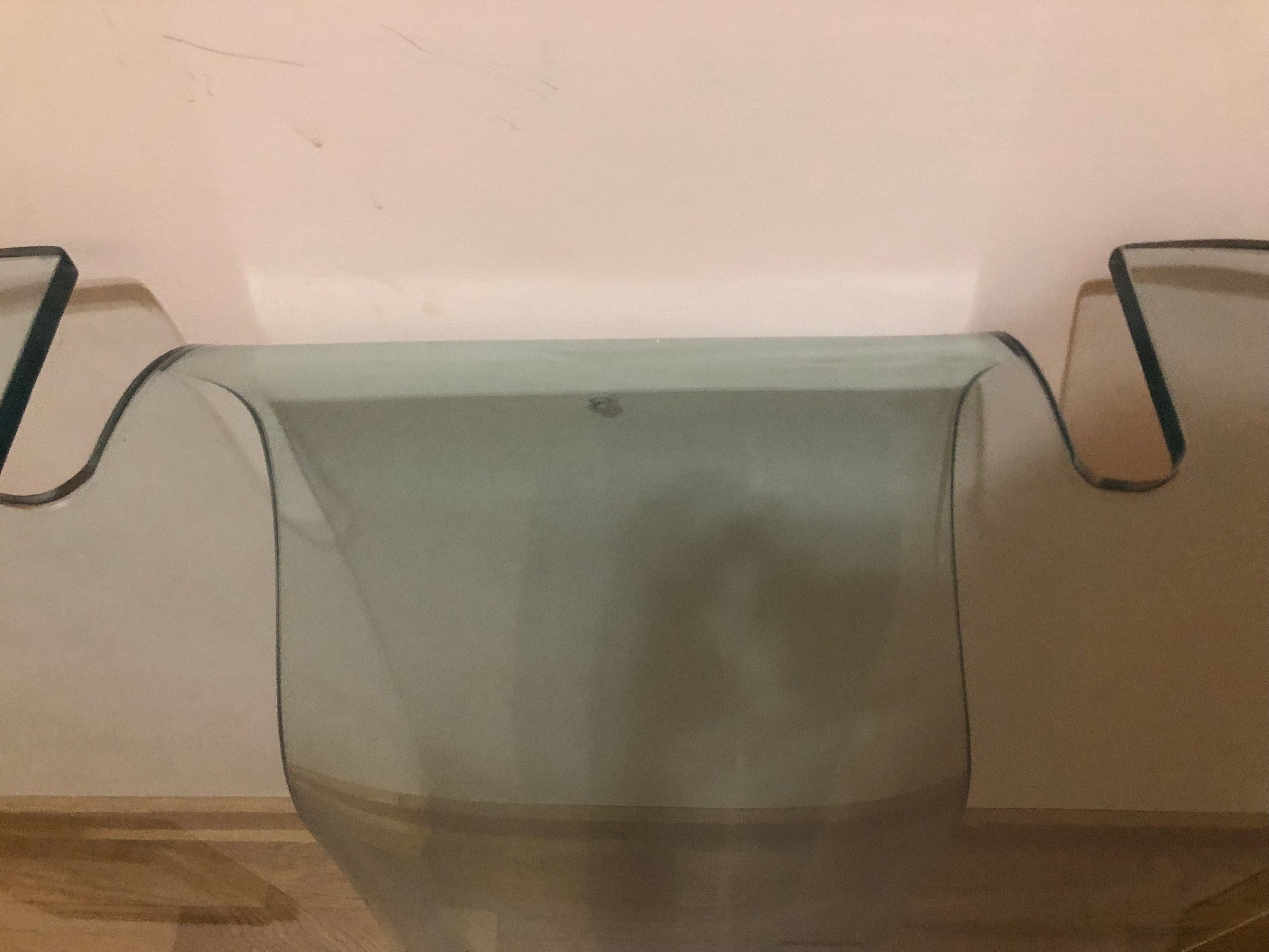 Dama console in tempered glass 6