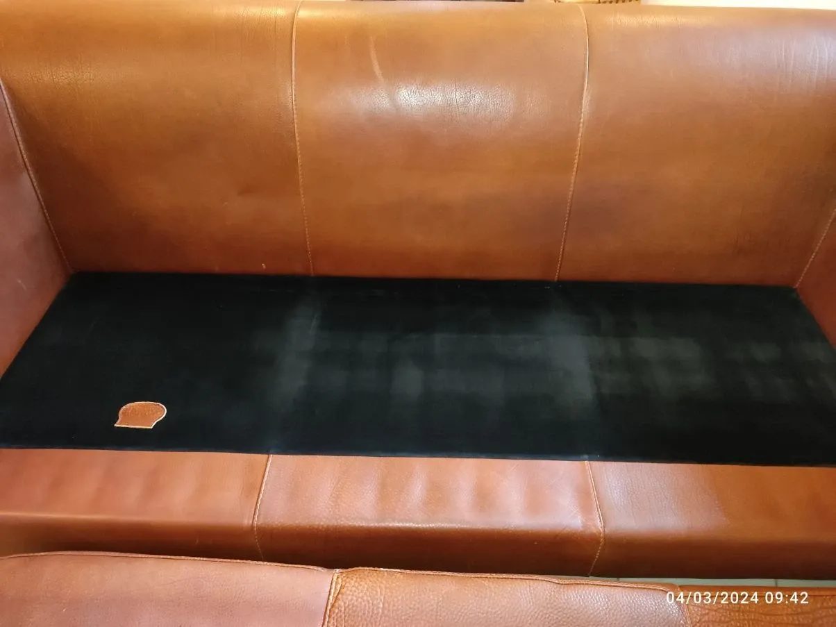Alfred 3 seats sofa in leather 3