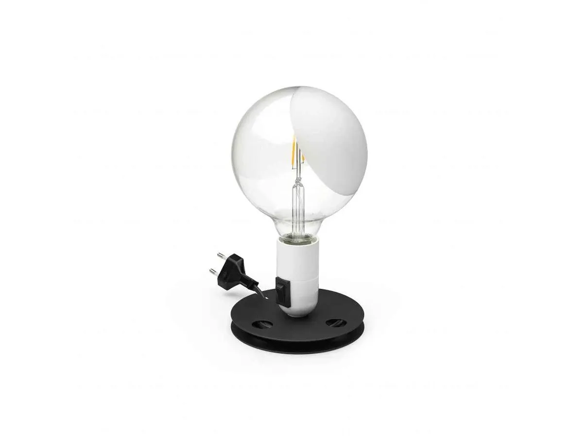 Table lamp Light bulb in aluminum (white), Flos 1