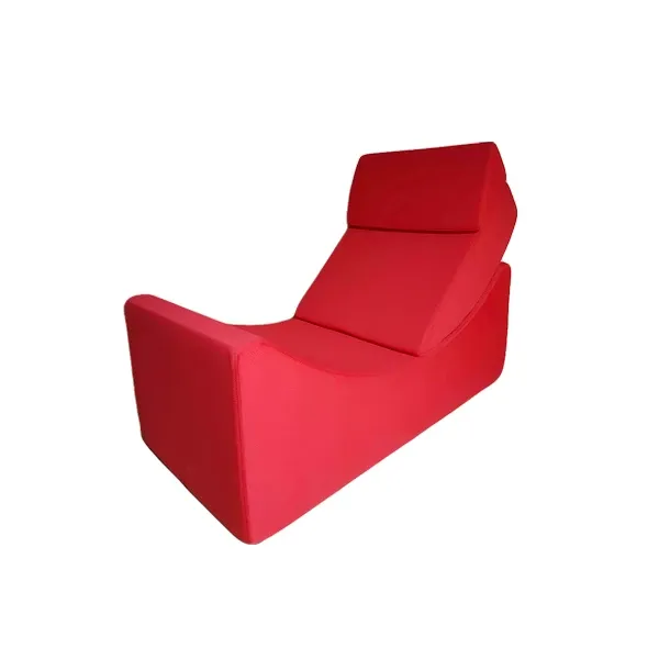 Moon modular armchair in fabric (red), Lina Design image