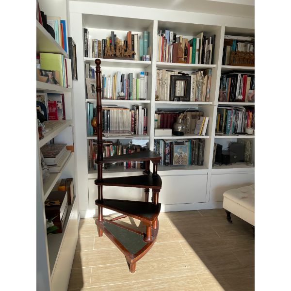 20th century English library ladder, image