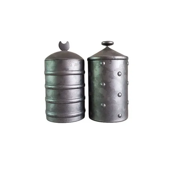 Set 2 containers Kalistò 2 and Kalistò 3 in aluminum, Alessi image