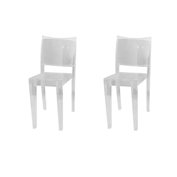 Set of 2 La Marie chairs by Philippe Starck (transparent), Kartell image