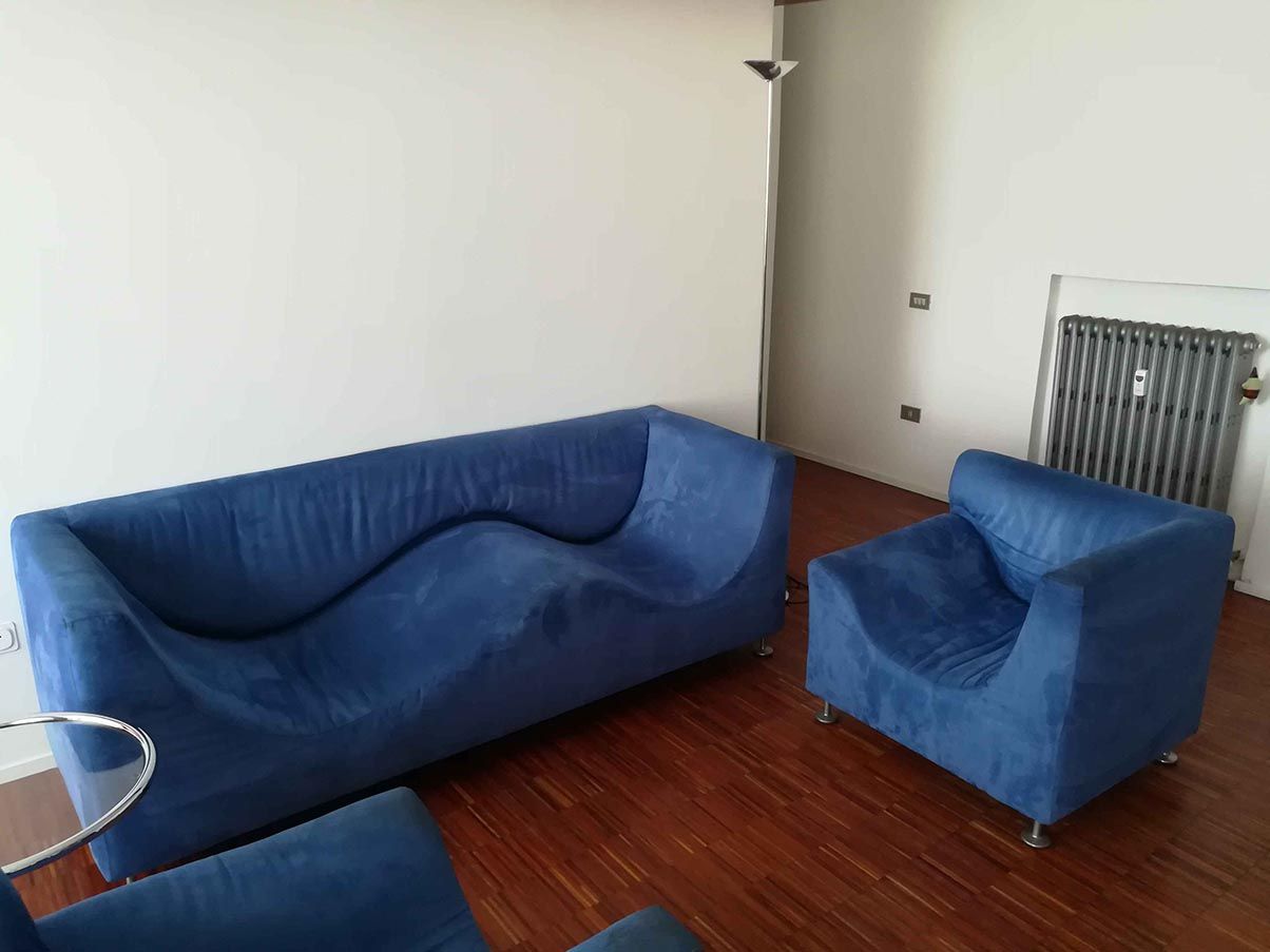Three Sofa de Luxe sofa and 2 armchairs set (blue) | Deesup