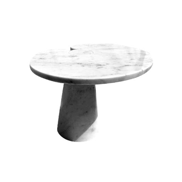 Tavolino basso di Angelo Mangiarotti in marmo (anni '70) image