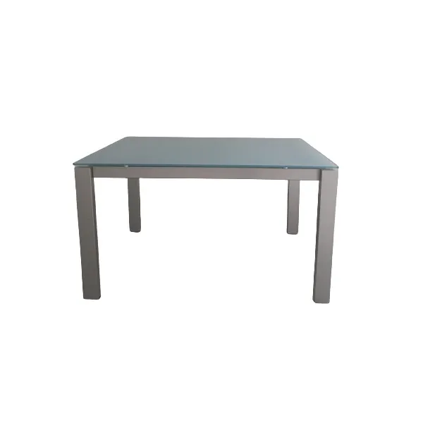 Rectangular table with glass top, Calligaris image