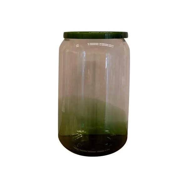 Vaso in vetro di Murano trasparente (verde), Venini image