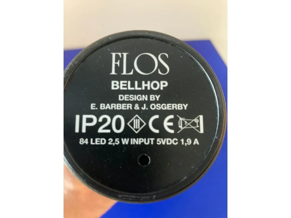 Lampada da tavolo Bellhop nero, Flos 1