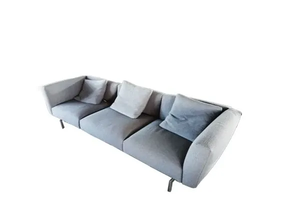 Avio 3-seater sofa by Piero Lissoni in fabric, Knoll image