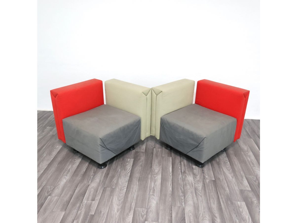 Uni-X Modulares Sofa von Carlo Forcolini & Gianfranchi (Vintage 1980er Design) Details