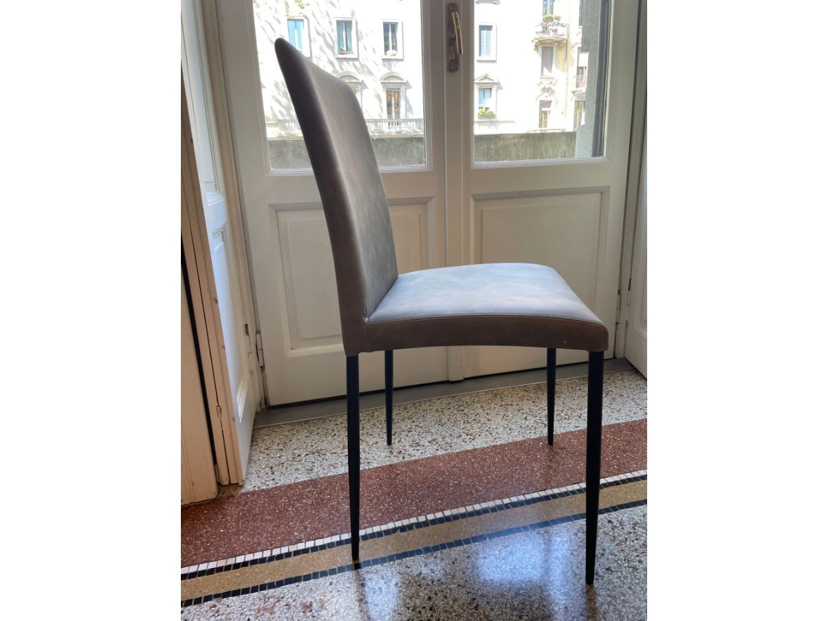 Sedie Riflessi Sedie Pelle Schienale Alto Set Sedie Nina In