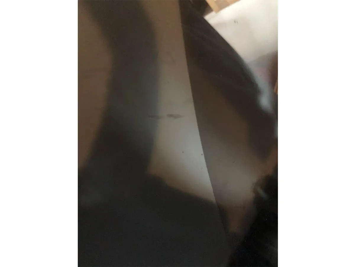 Tavolo ovale Base Quadra legno e cristallo (nero), Azucena 4