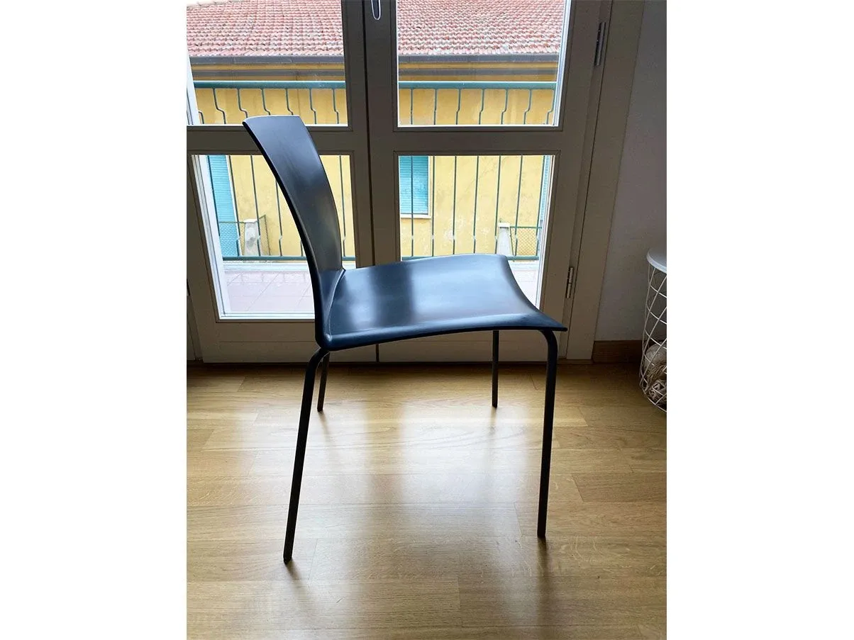 Set of 4 Futura chairs in polypropylene (anthracite), Bontempi 5