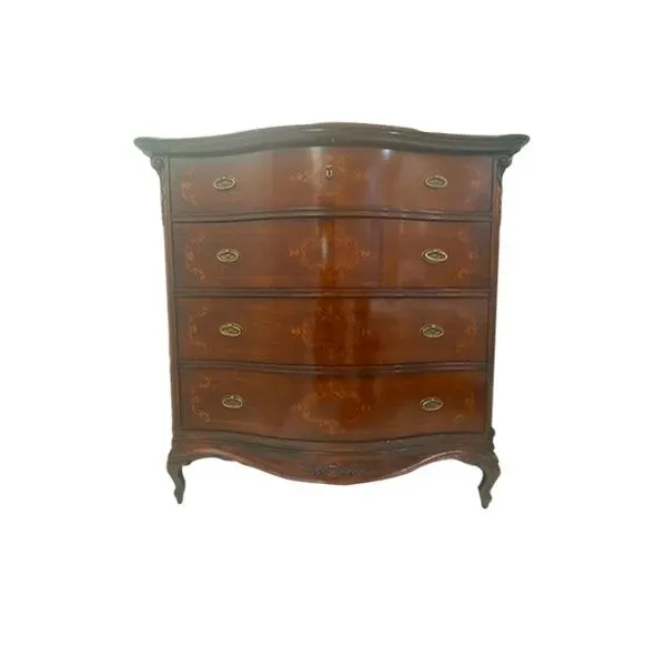 Chest of drawers with 4 drawers in cherry wood, Signorini e Coco image