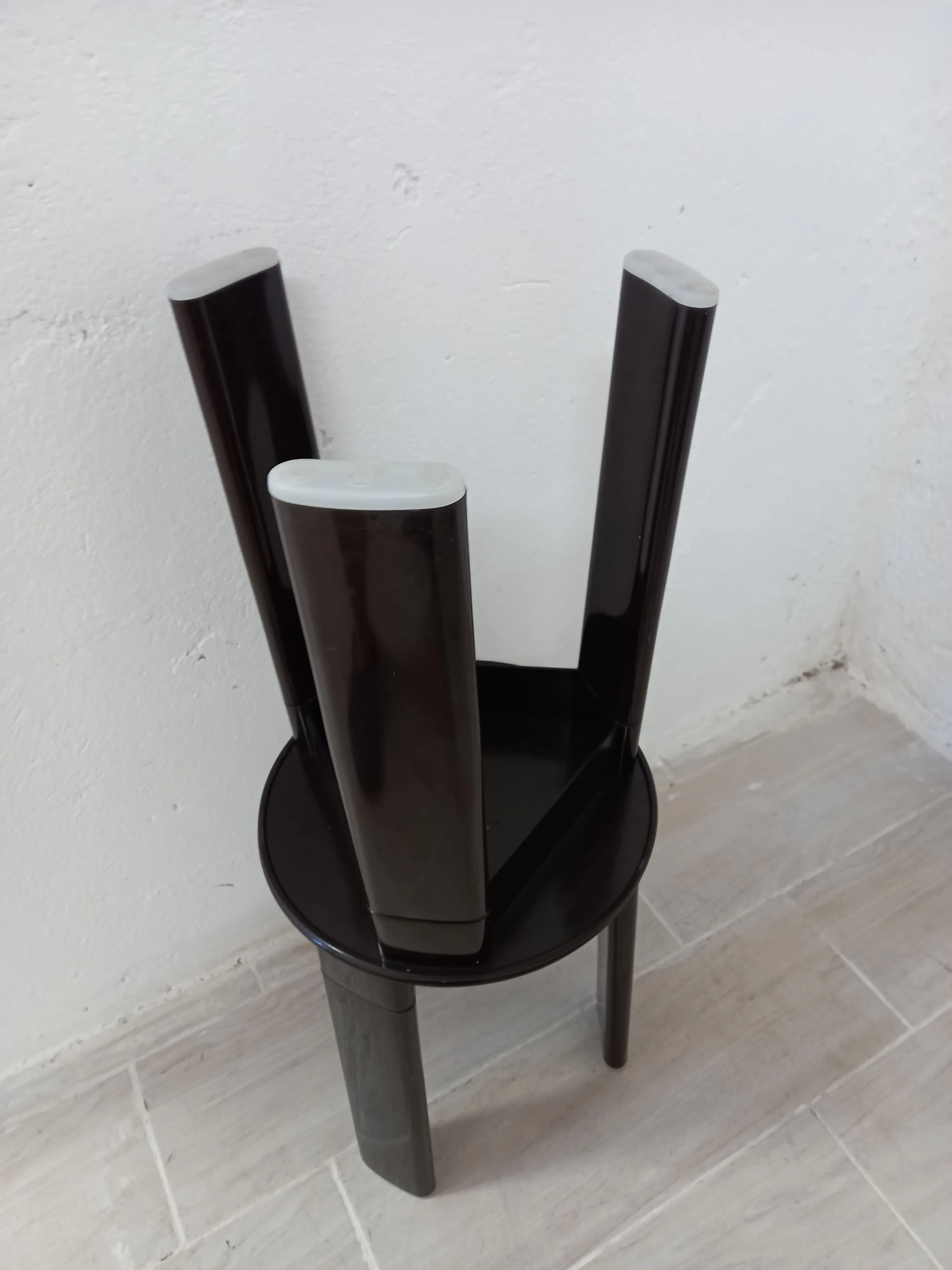 Set of 2 vintage stools (80s), 5