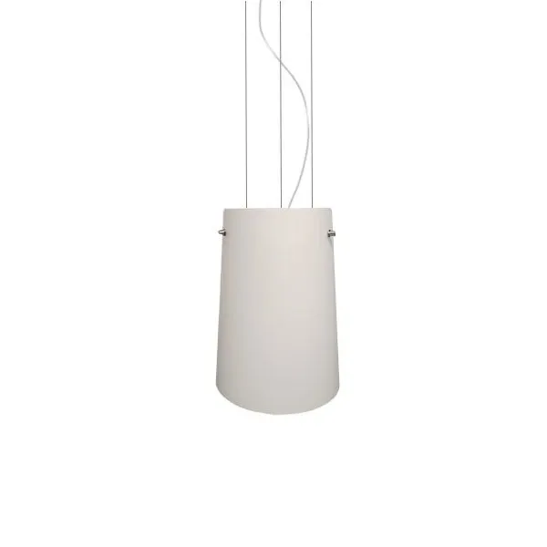 Lampada a sospensione Sera S1 in vetro (bianco), Prandina 4