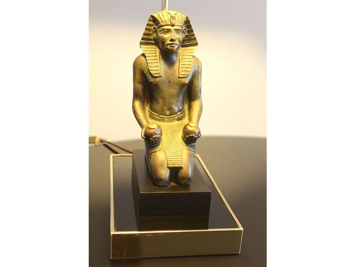 Lampada da tavolo Pharaoh in stile Hollywood Regency 3