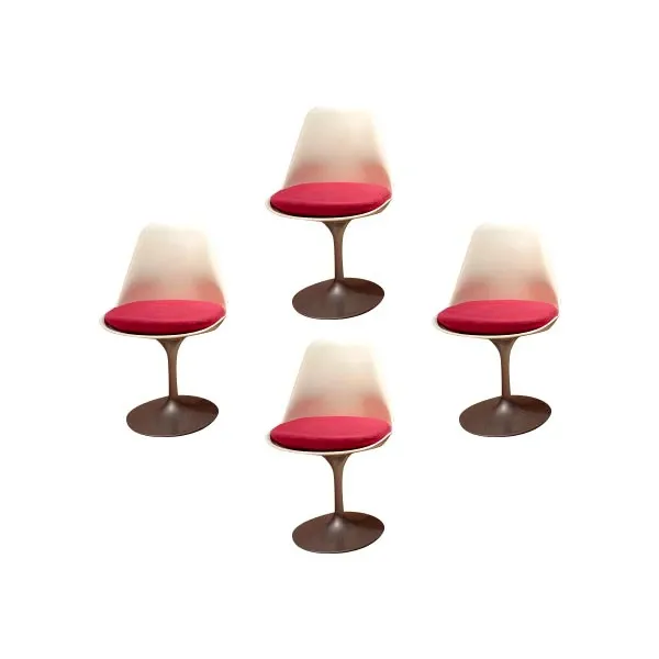 Set of 4 Tulip 769 chairs by Eero Saarinen, Alivar image