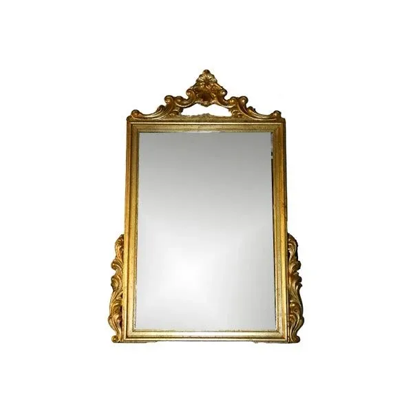 Vintage mirror with gold decorations ('900), image