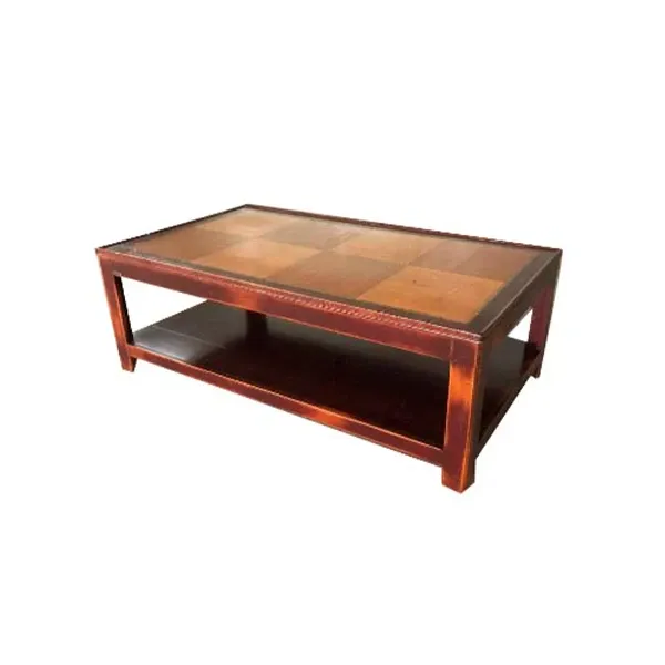 Tavolino con piano in legno rovere, L'Origine image