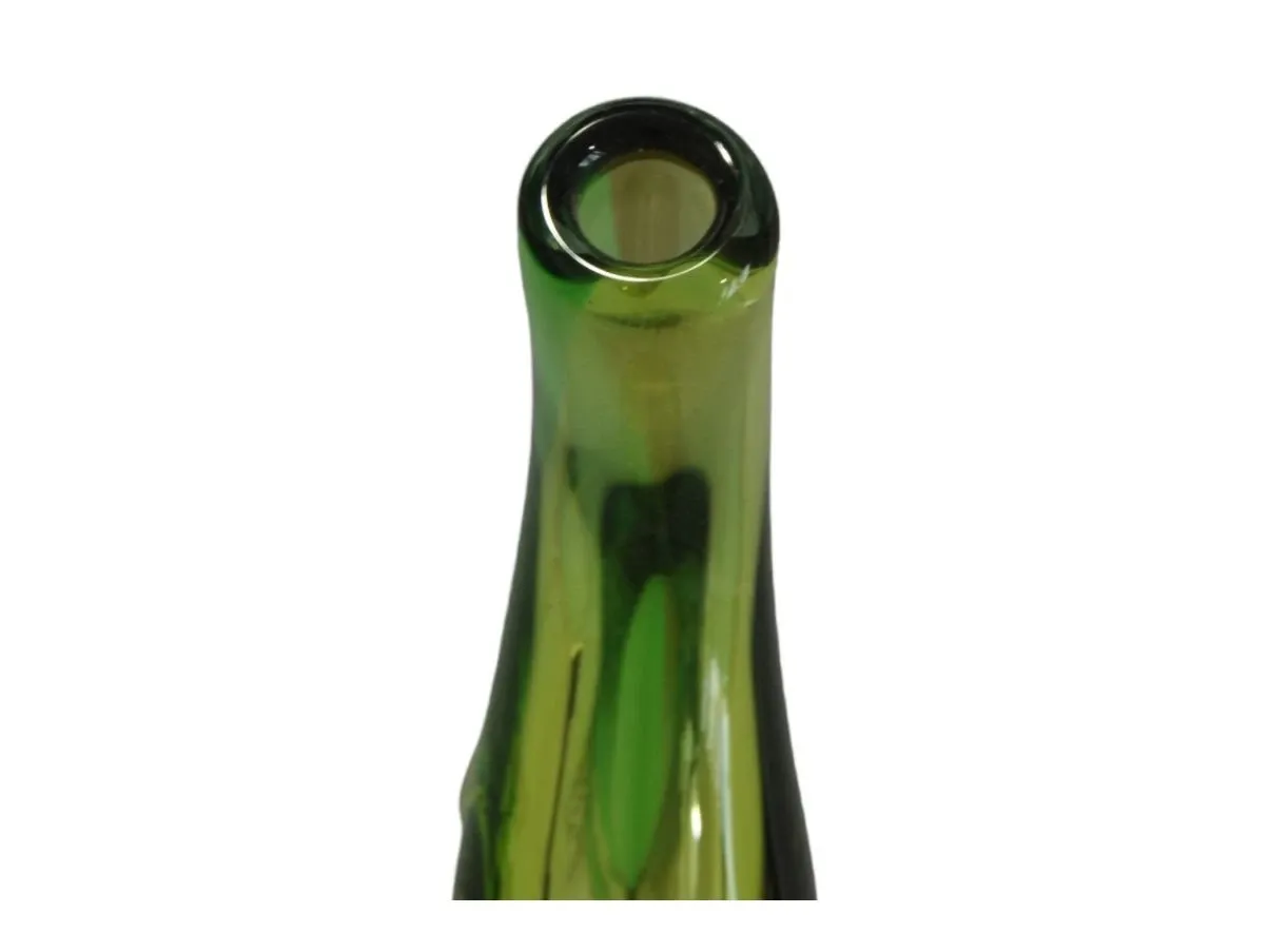 Green glass vase, Kosta Boda 3