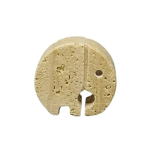 Original travertine elephant from the 1970s, F.lli Mannelli image