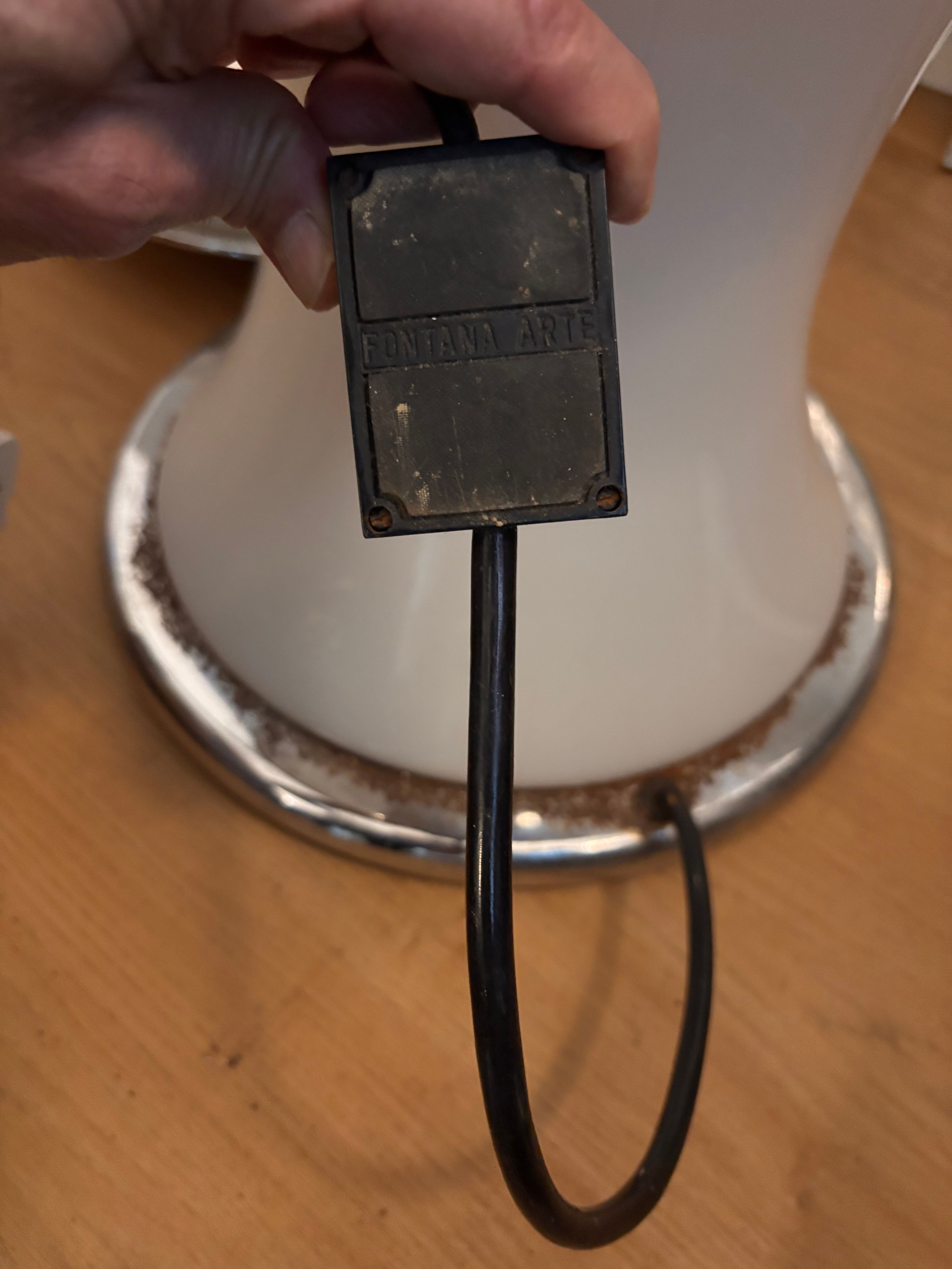 Lampe sur pied en verre ballon à air chaud (années 1970) Optional8