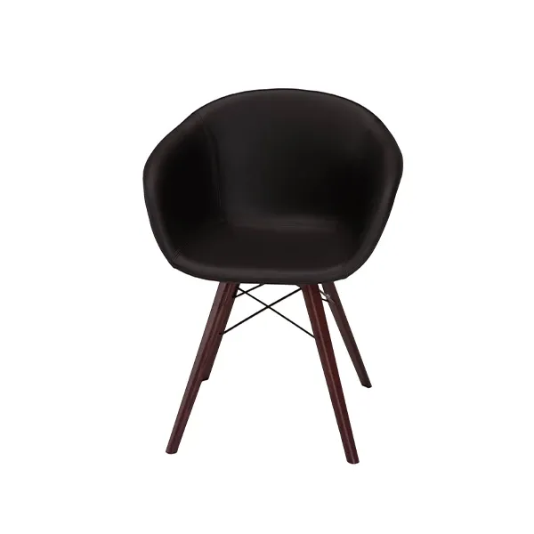 Maestrale chair in wood and eco-leather (black), Nitesco International image