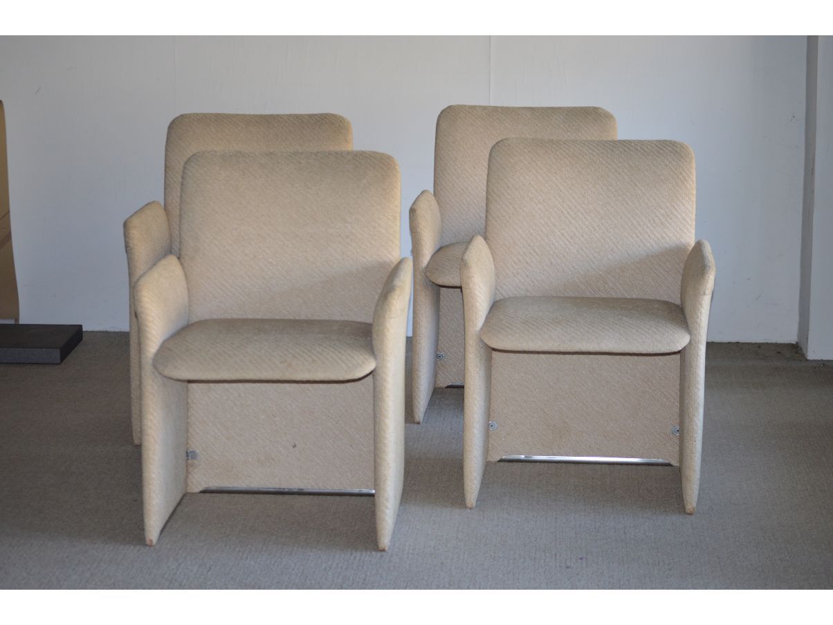 Set 4 poltroncine Lewes in tessuto, Saporiti  7