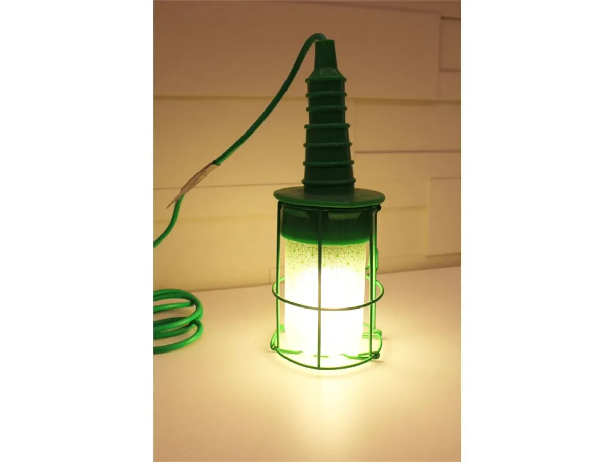 Lampada a sospensione e tavolo Ubiqua (verde), Seletti 1
