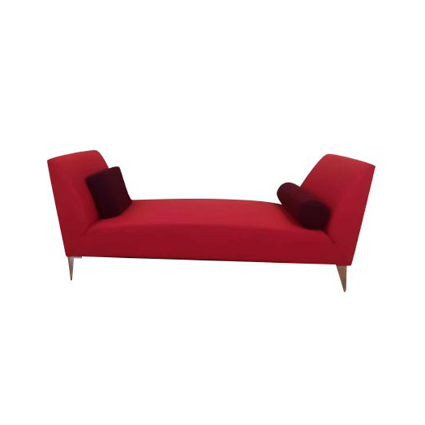 Divano Baybed di Jasper Morrison (rosso), Cappellini image