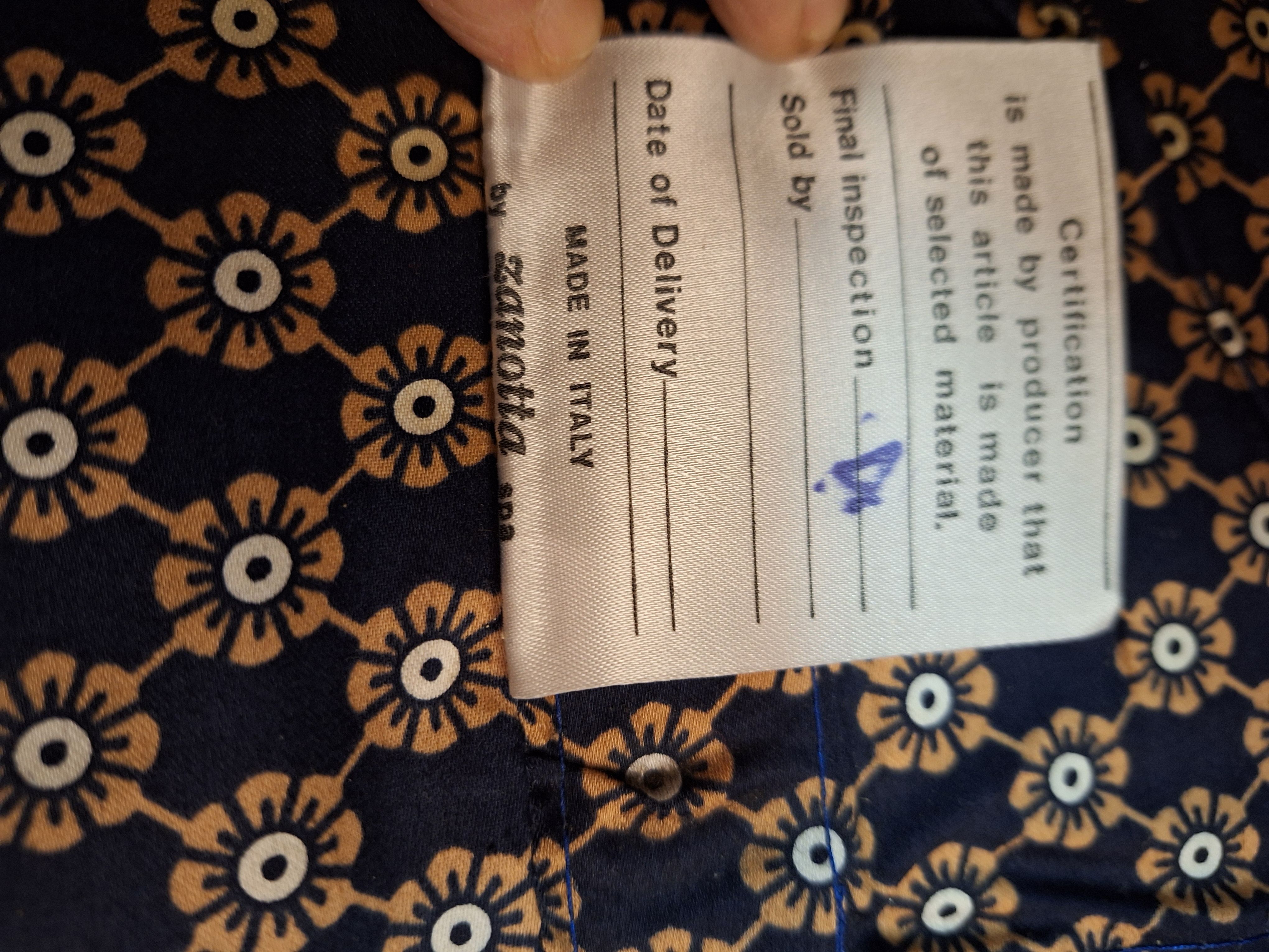 Expo fauteuil in stof (jaren '70) Details