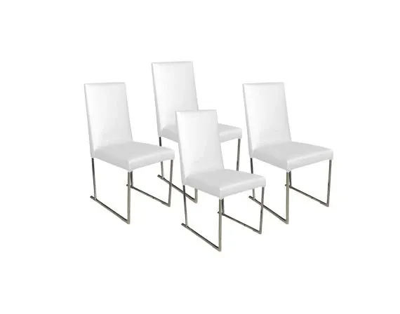 Set 4 Solo Dining Chairs, B&B Italia image