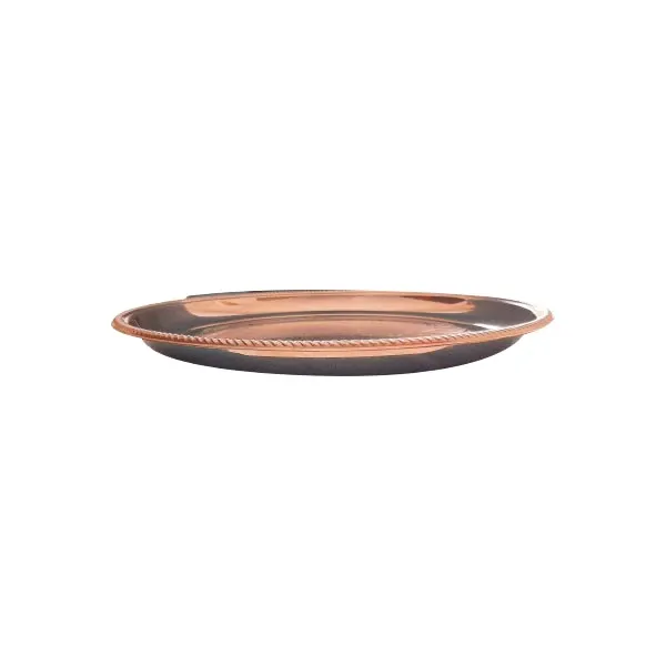 Round tray in stainless steel, Alessi 2
