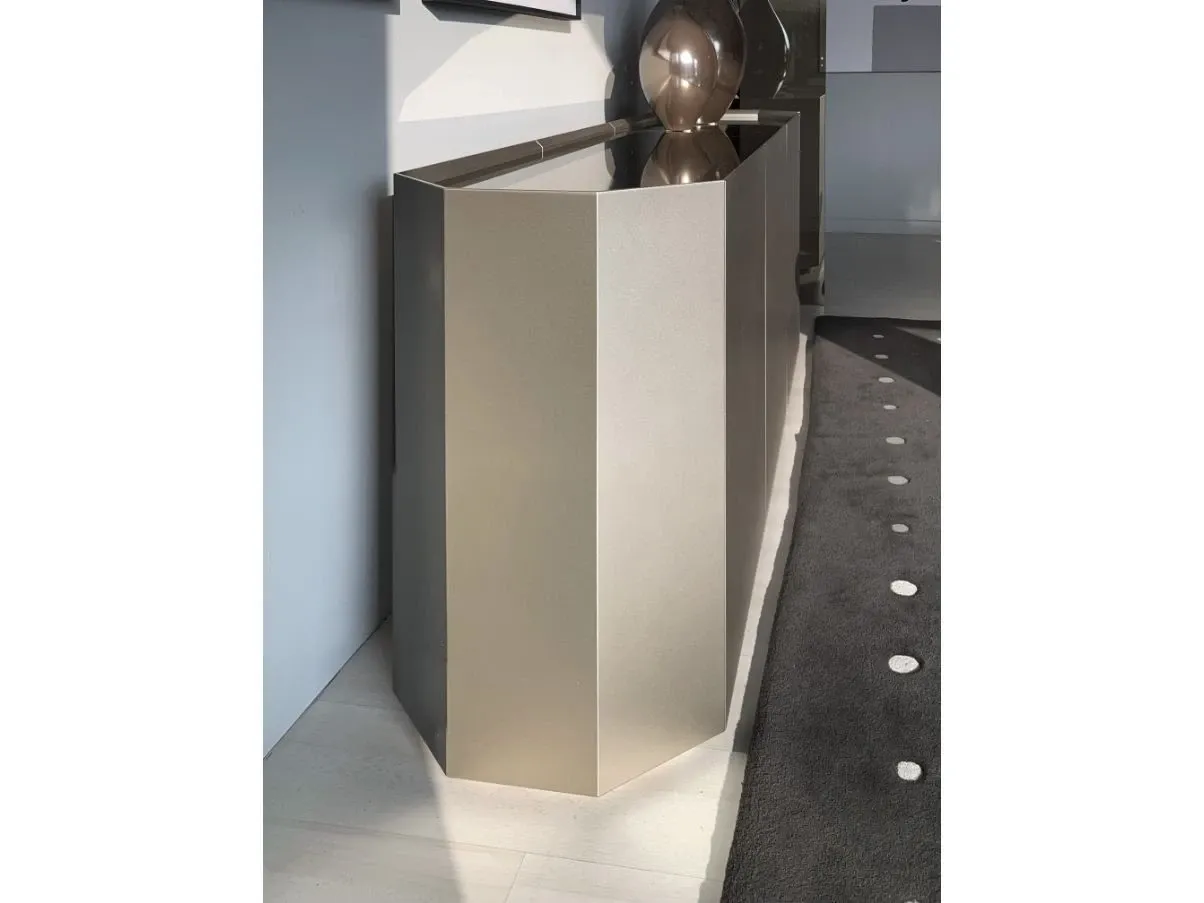 Chelsea sideboard in lacquered wood and crystal, Cattelan Italia 2