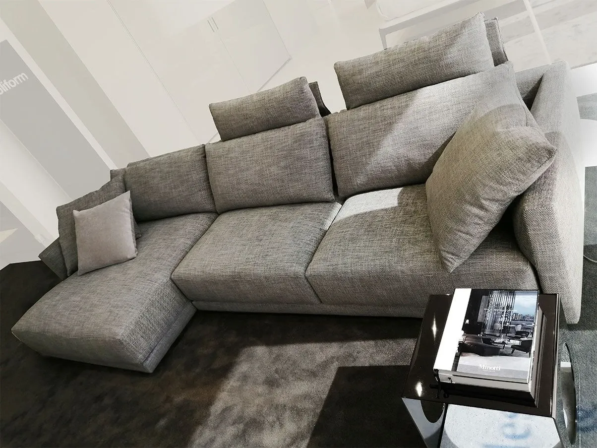 Bristol modular sofa in fabric (gray), Poliform 3