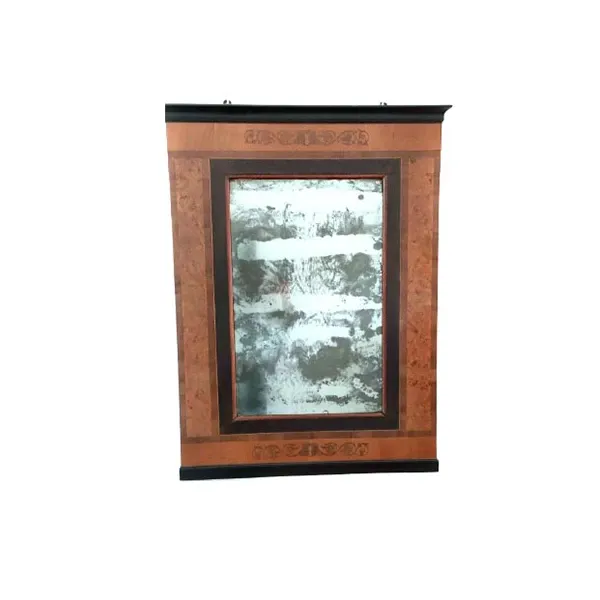 Inlaid wooden frame with silver mirror ( &#39;800) image