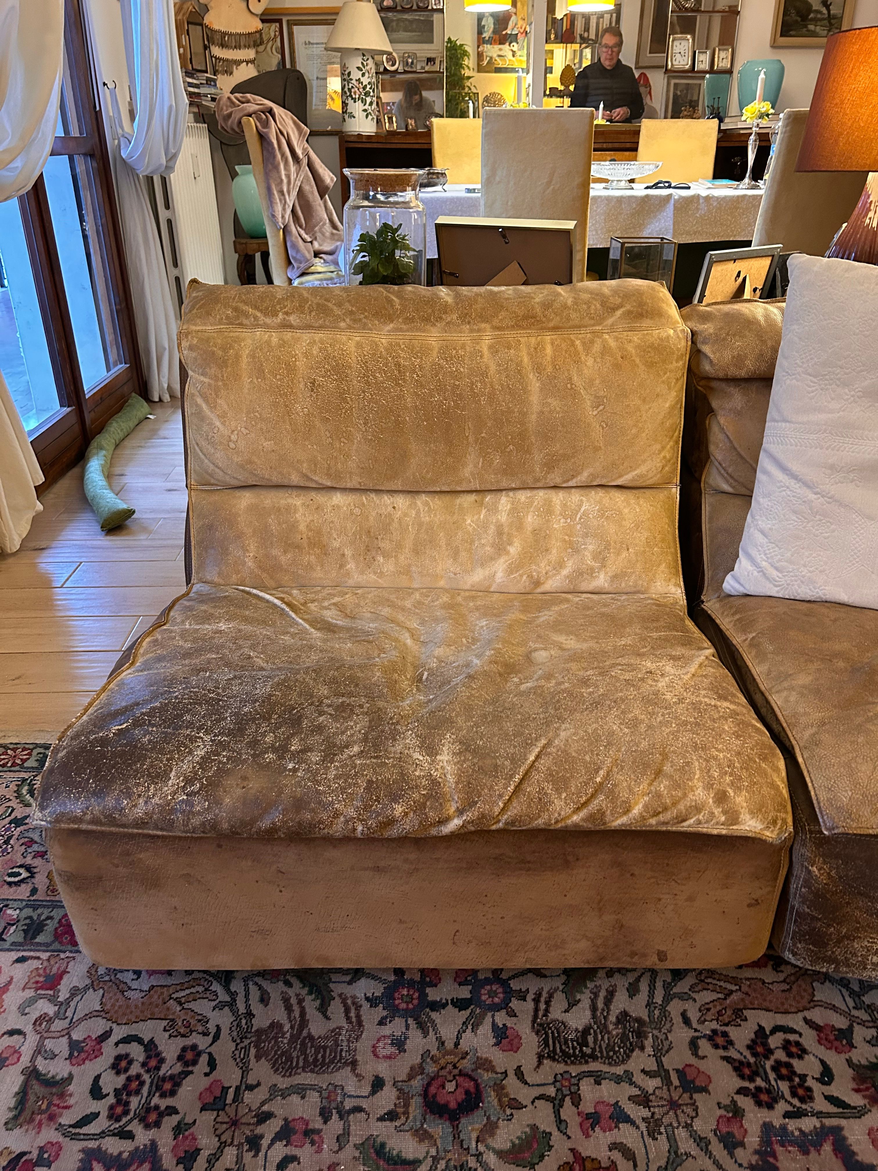 Divano componibile e modulare Bogo (anni '70) Side