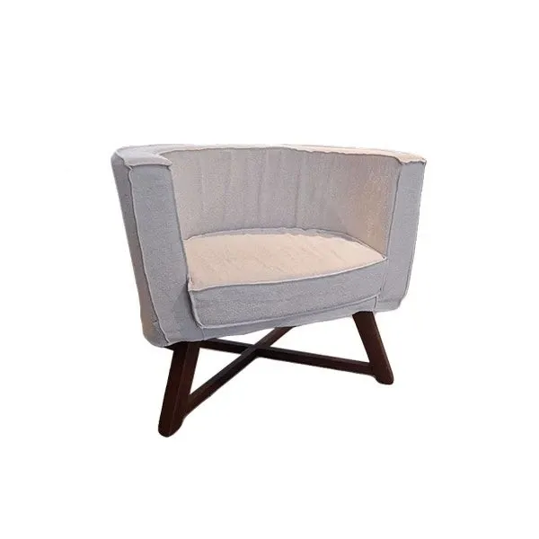 Gray 08 armchair by Paola Navone in fabric 
