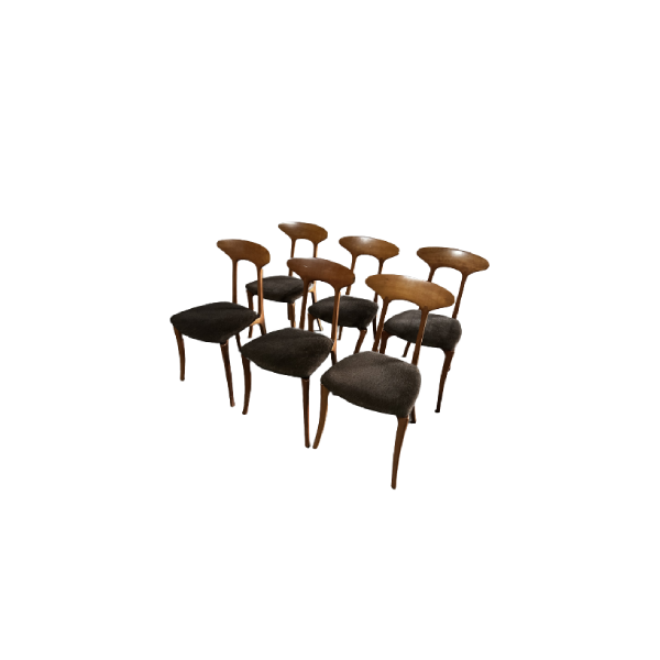 Set of 6 Ma Belle chairs, Ceccotti image